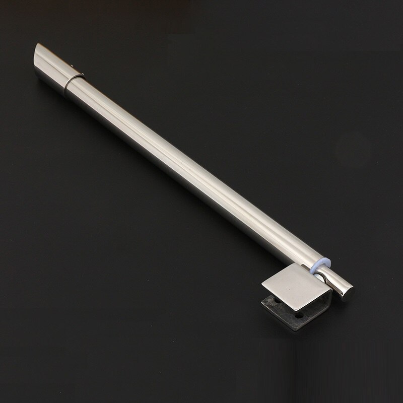 304 Stainless Steel Adjustable Shower Glass Door Fixed Rod Bathroom Glass Support Bar Beveled Clip Wall to Glass Fixed Clamp