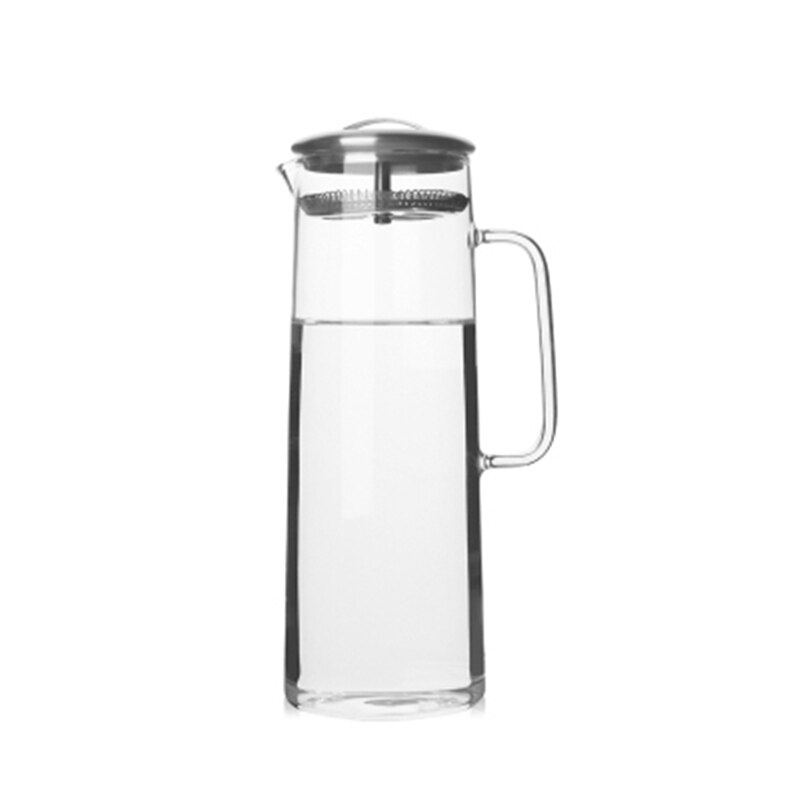1000ml grote capaciteit hittebestendige bloemen theepot glazen beker sapkan set waterkan koude waterkoker dikker het glas koude waterkoker