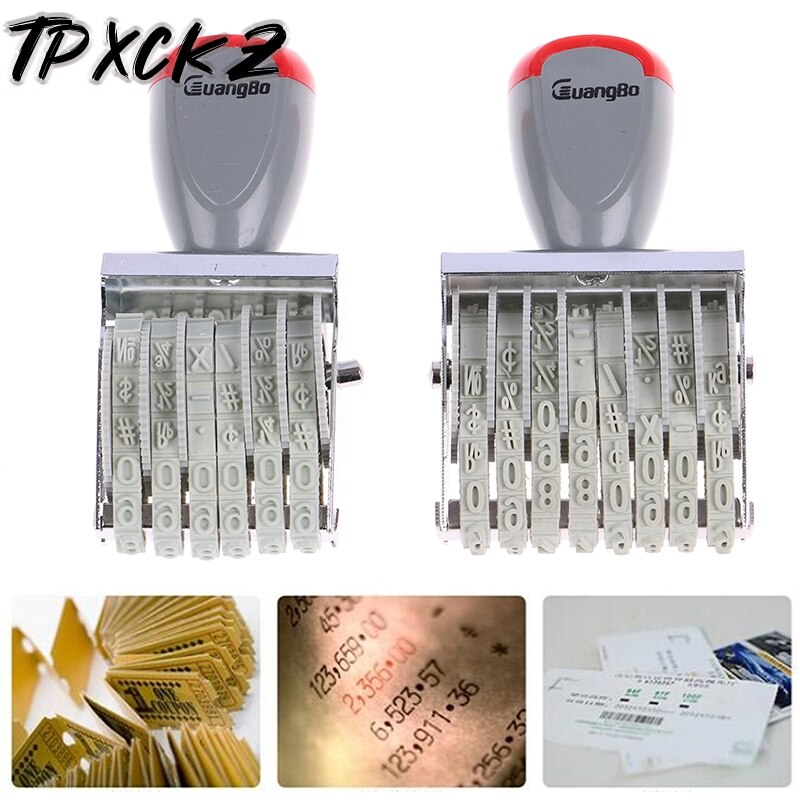 6-digit 8-digit Roller Number Printing Digital Seal Number Stamp Rotary Printing