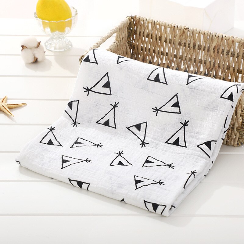 Babyfilt nyfödd babysjal swaddle filt stor storlek muslin babyskydd filtar stickade spädbarn swaddles nyfödd fotografering: 1