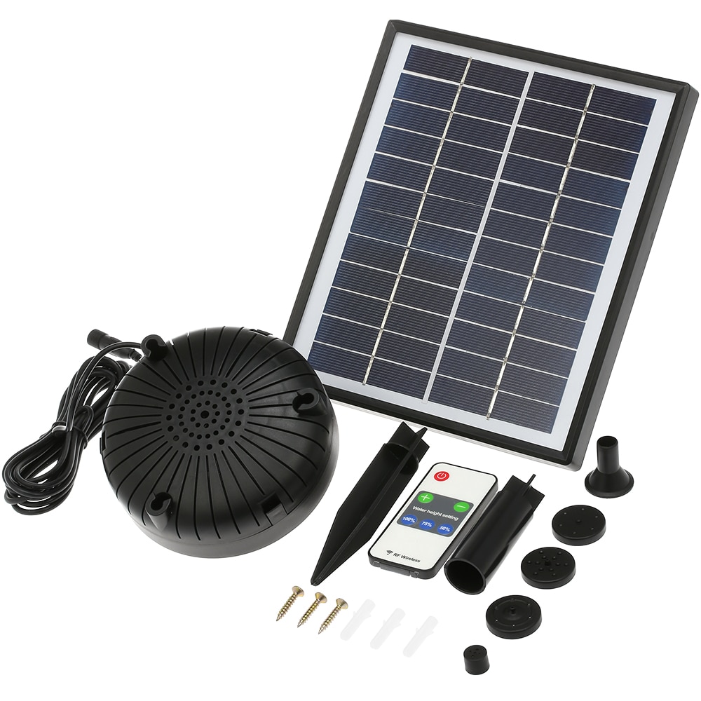 Solar Drijvende Fontein Pomp Voor Vogelbad 12V 5W Zonne-energie Brushless Dompelpomp Voor Patio Vijver zwembad Decor