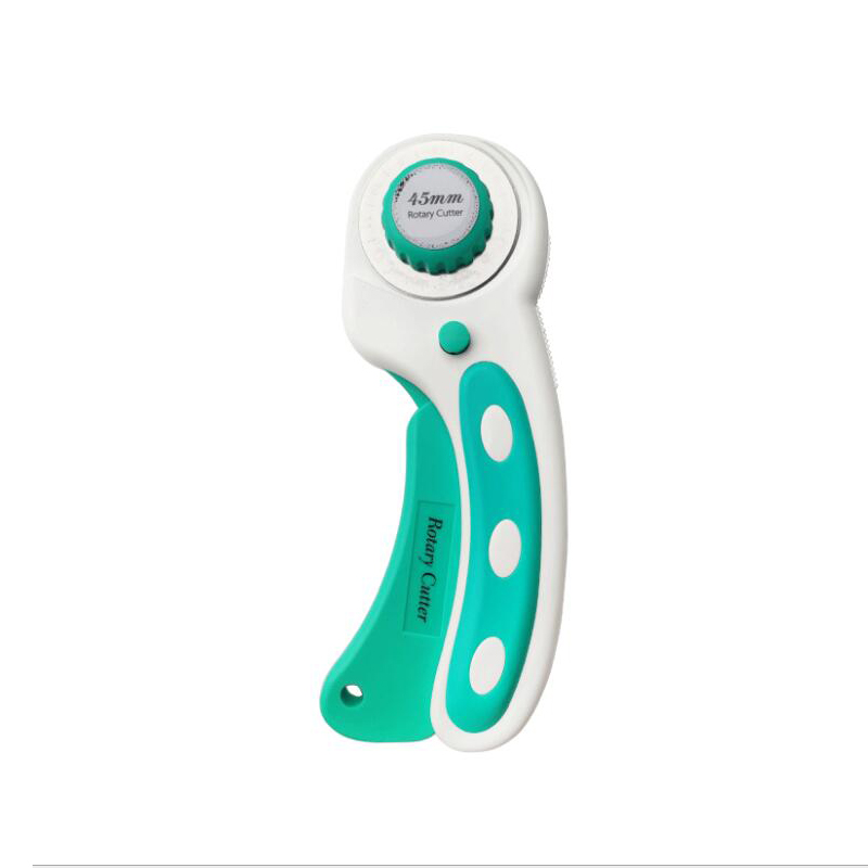 1 Pc DIY 45mm Rotary Cutter With Blade For Fabric, Leather, Paper, Felt Circular Cutting Patchwork Cutting Tools: green
