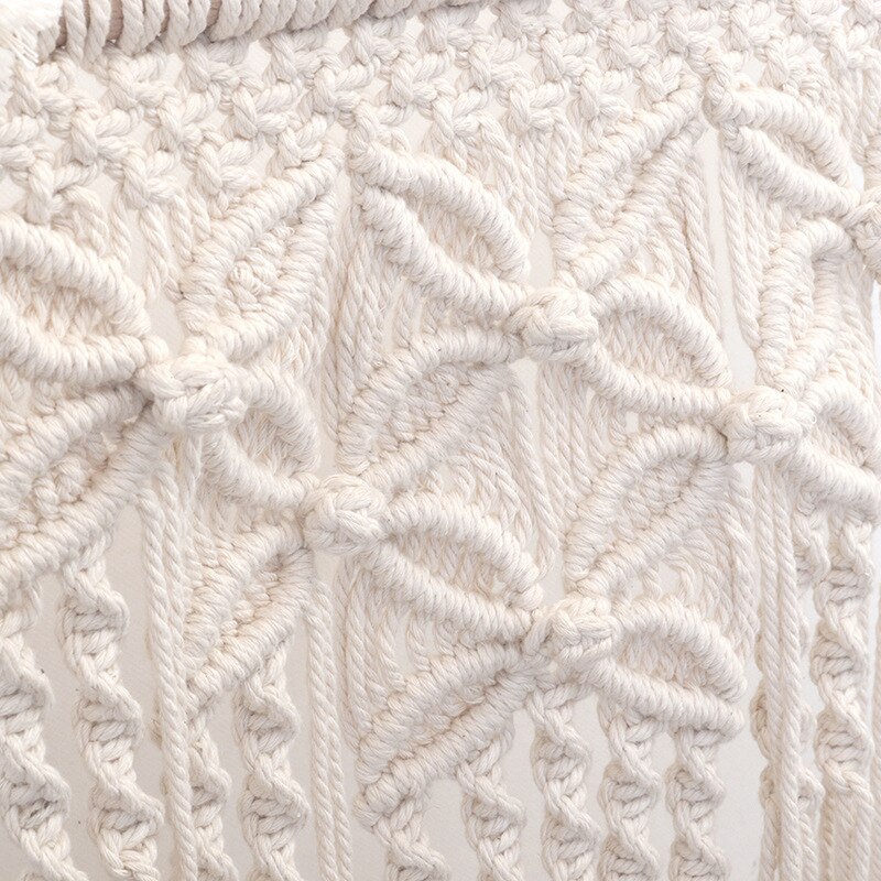 Macrame Woven Tapestry Wall Hanging Boho Chic Bohemian Room Geometric Tapestry Art Beautiful Apartment Dorm Room Decoration