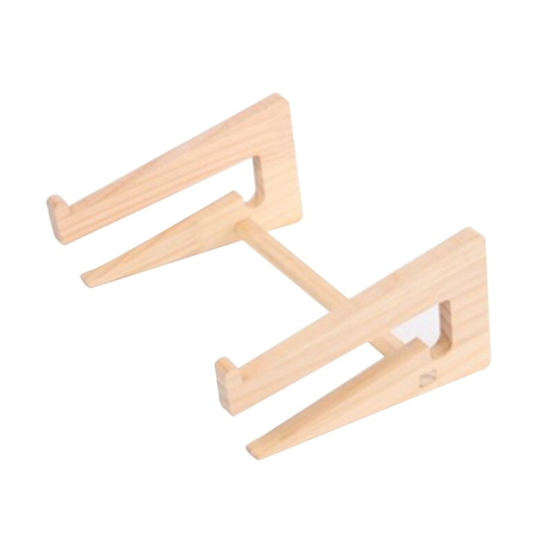 Tablet-ständer aus holz, kühlend, rutschfest, abnehmbarer notebook-halter aus holz für notebooks, laptops, macbook 13 , 15 & #39 ; & #39 ;: Verstärkt