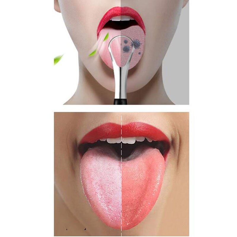 Profesjonalna skrobaczka robić języka wielokrotnego użytku ze stali nierdzewnej szczotka robić czyszczenia języka ustnego świeższe zamiatarki dla dorosłych higiena jamy ustnej
