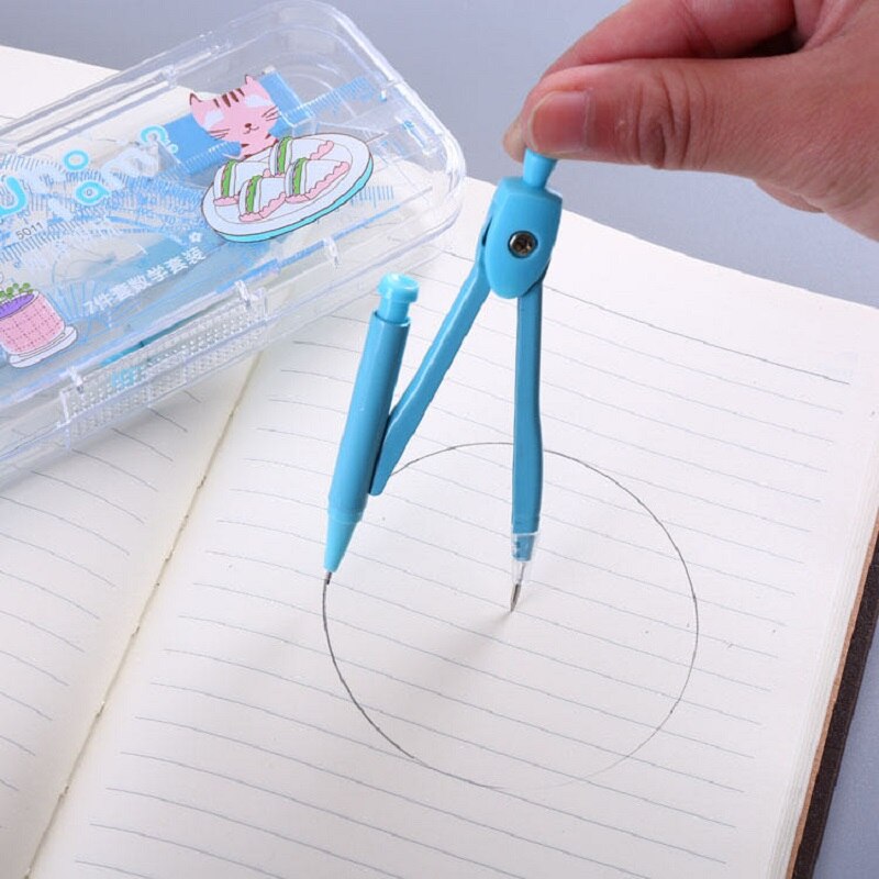 1 sets 15-20cm Plastic Transparent Straight Rulers... – Grandado