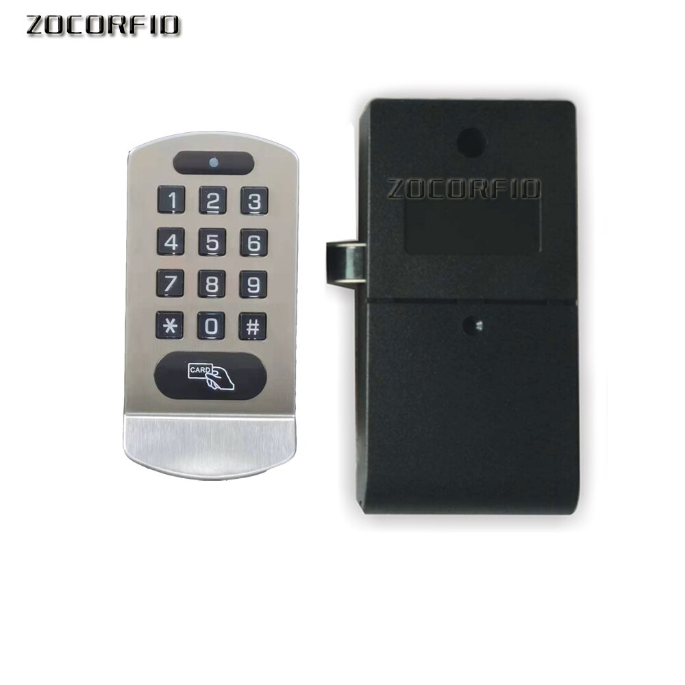 Stainless steel EM RFID&amp;Digit Cabinet Coded Lock Electronic Door Lock Password Keypad Combination Security Code Locks for Cabine