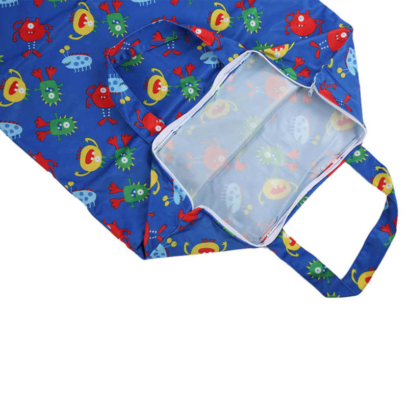 60x45cm Große Hängen Nass/Trocken Eimer Tasche für Tuch Windel, Einsätze, Windel, wäsche Mit Reißverschluss Wasserdichte windel tasche