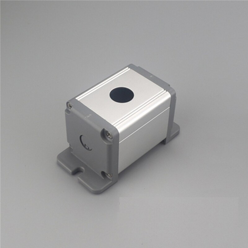 Aluminum pushbutton switch box Metal Push Button switch box 45*45 one hole 16mm/19mm/22mm pushbutton switch enclosure