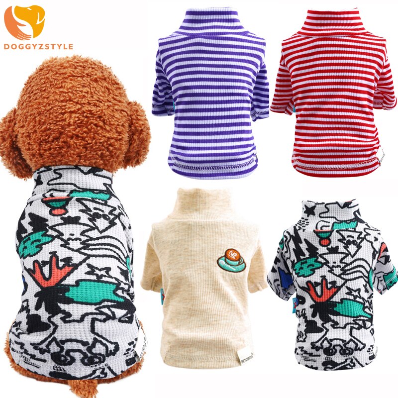 Stripe T-shirts For Dogs Clothes Puppy Clothing Simmer Pet Clothes for Small Dogs Cat Chihuahua French Bulldog Yorkshire Costume