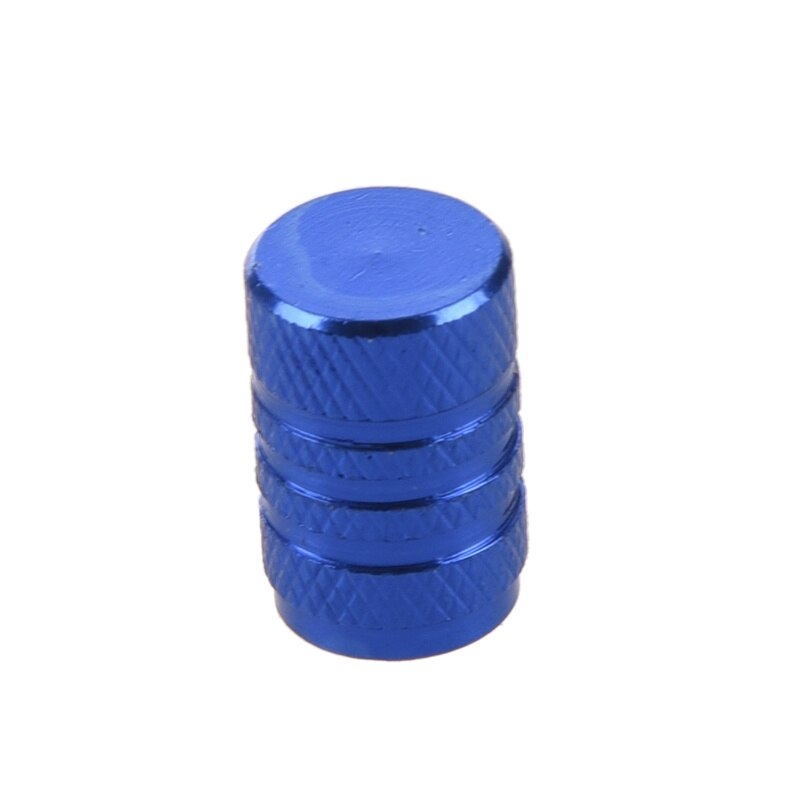 4 Stuks Blauw Legering Auto Ventieldopjes Auto Ventieldopjes