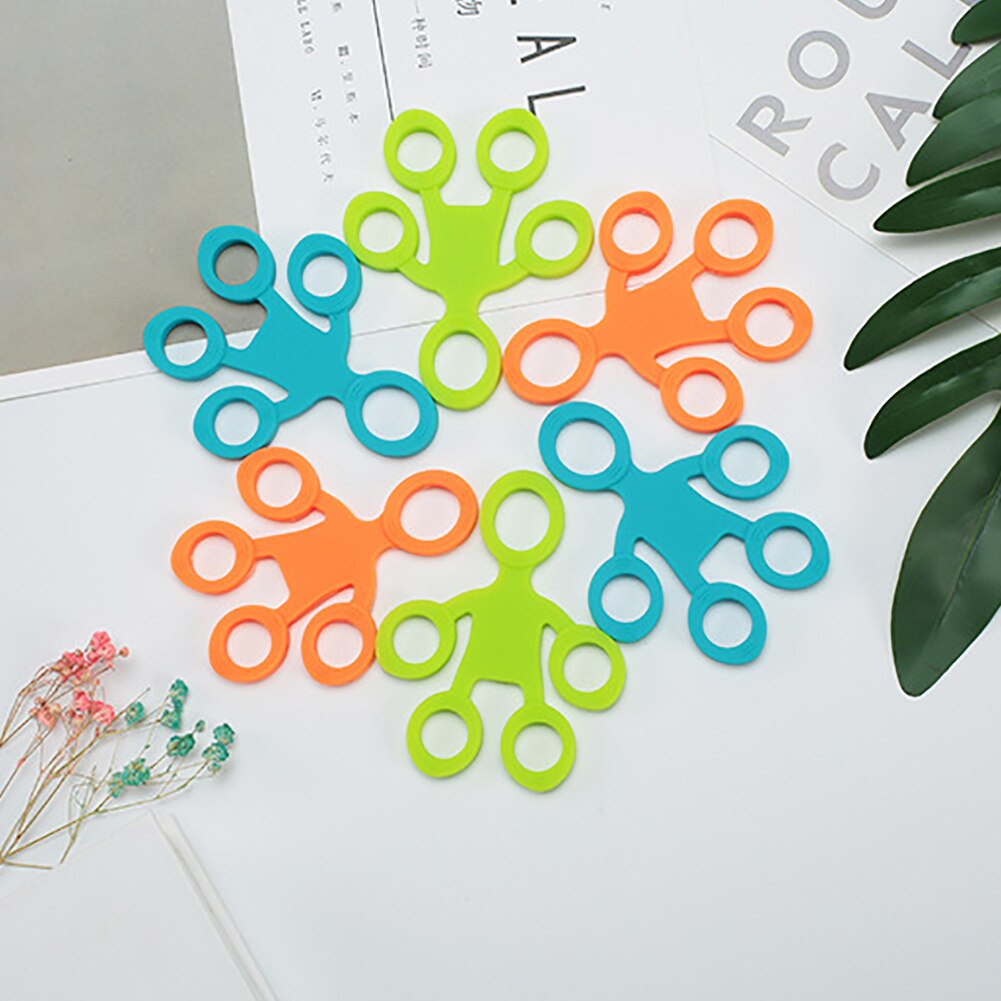 Finger Stretcher Hand Resistance Bands Extensor Exerciser Grip Strengthener Fitness Accessories for adults kids forearms wrist