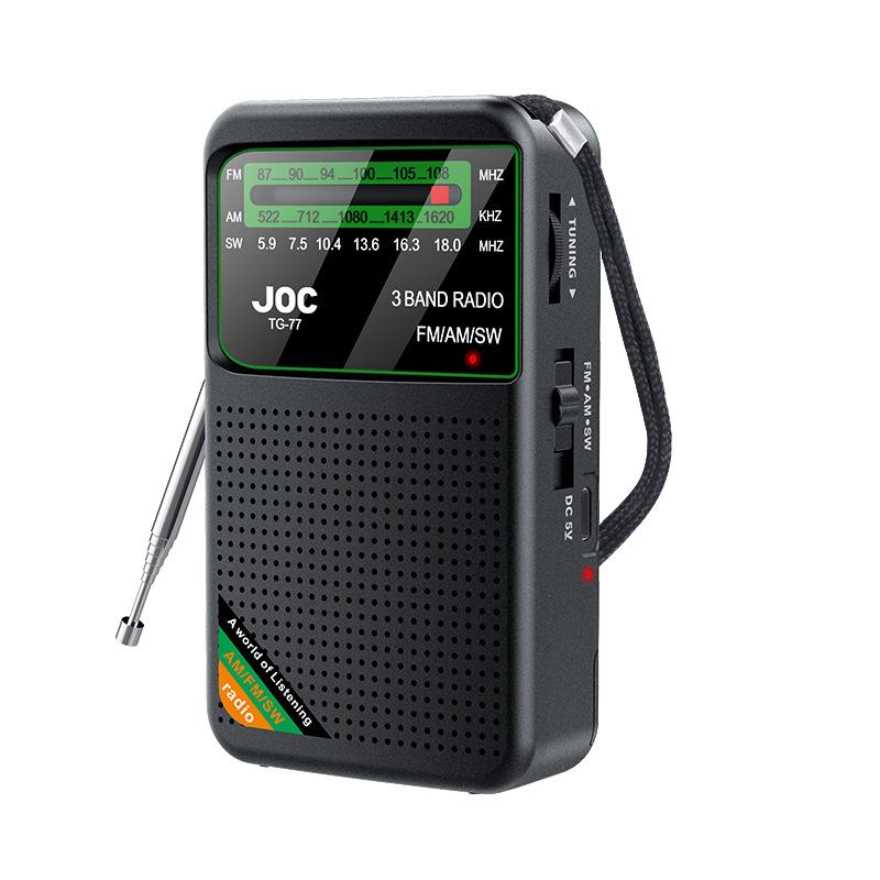 Full Band Radio Portable Radio Am Fm Sw Multi-function Radio Excellent Reception Transistor Radio With Loud Speaker: green