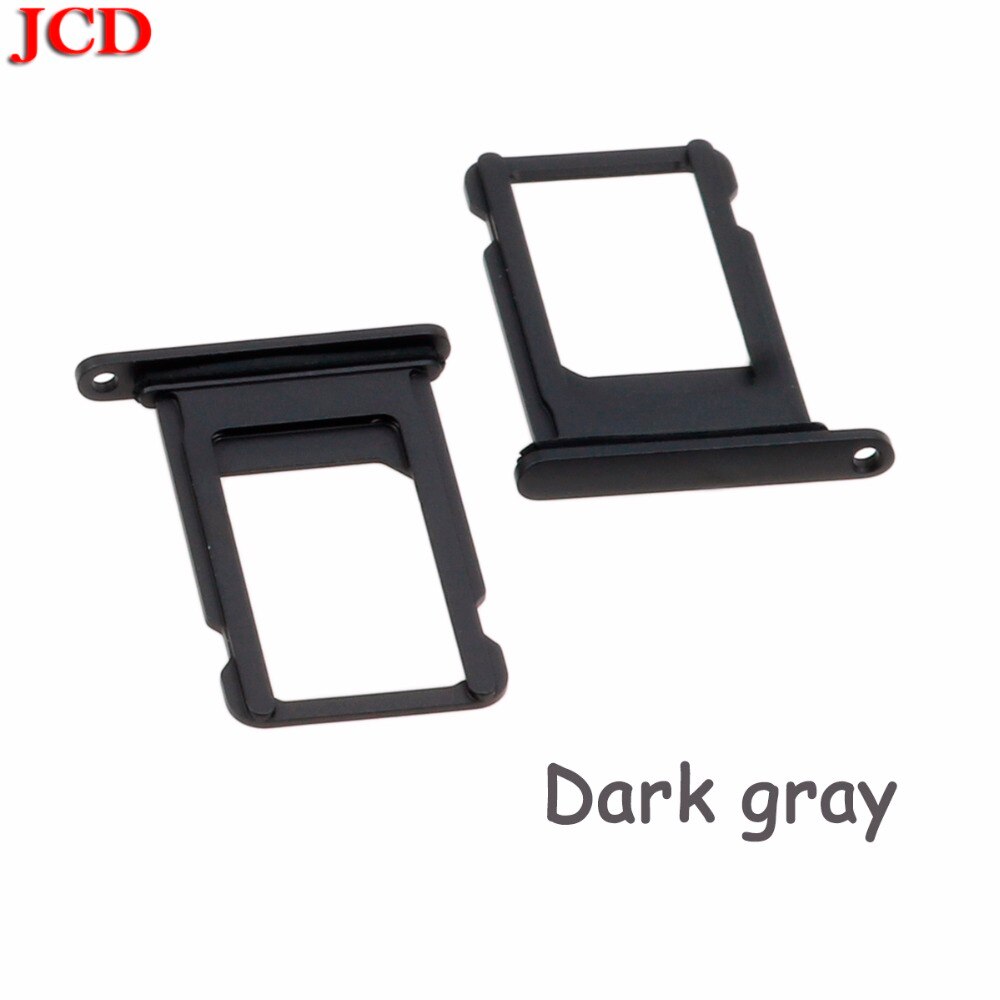 JCD Para iphone Nano SIM Card Tray Titular Slot para iphone 8 8 Plus Parte Substituição Do Cartão SIM Titular do Cartão Adaptador soquete para Apple