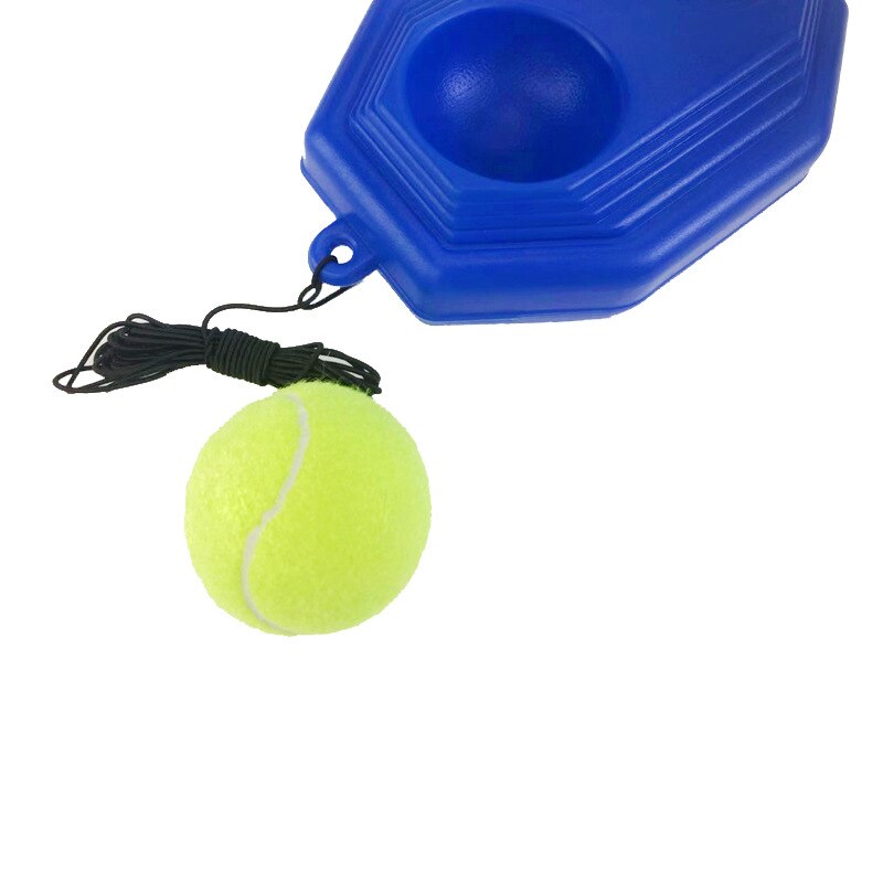 Dispositivo de auto-estudio de pelota de deporte de tenis, rodapié duradero portátil, pelota de ejercicio, herramienta de entrenamiento de tenis resistente