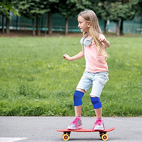 1 par de rodilleras deportivas para niños, coderas, muñequeras, tobilleras, rodilleras para niños y niñas, para deportes de baloncesto y voleibol