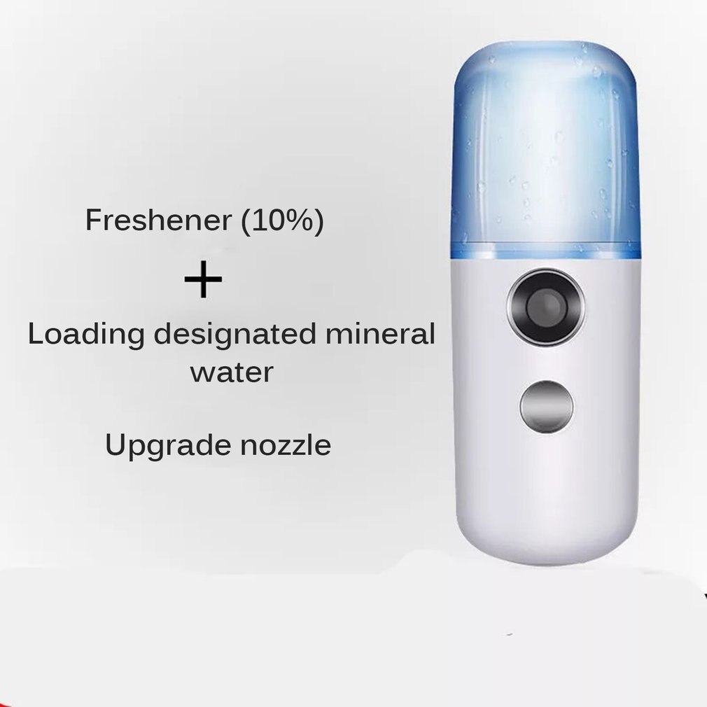 Draagbare nano-nevelverstuiver, lichaamsvernevelaar, gezichtsstomer, hydraterende huidverzorging, mini-gezichtsspray, beautytools