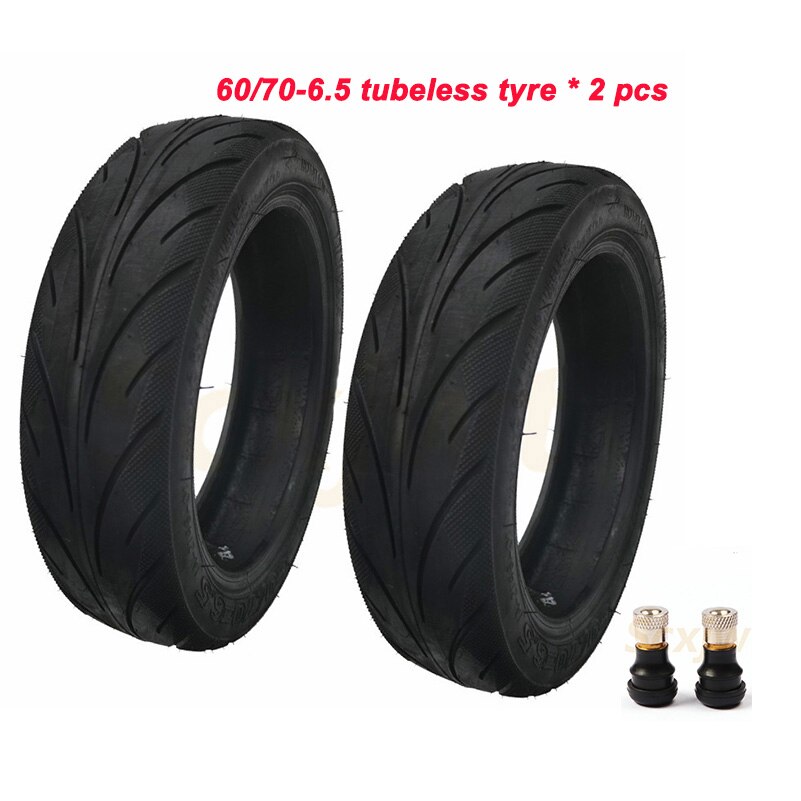 VOLOHAS Tubeless Banden 60/65-6.9 voor Ninebot Max G2 G2D G2E G65 F3 F3 Pro Slijtvaste achterste elektrische scooter Vacuümbanden Auto Repareerbare reservewielen 10 inch