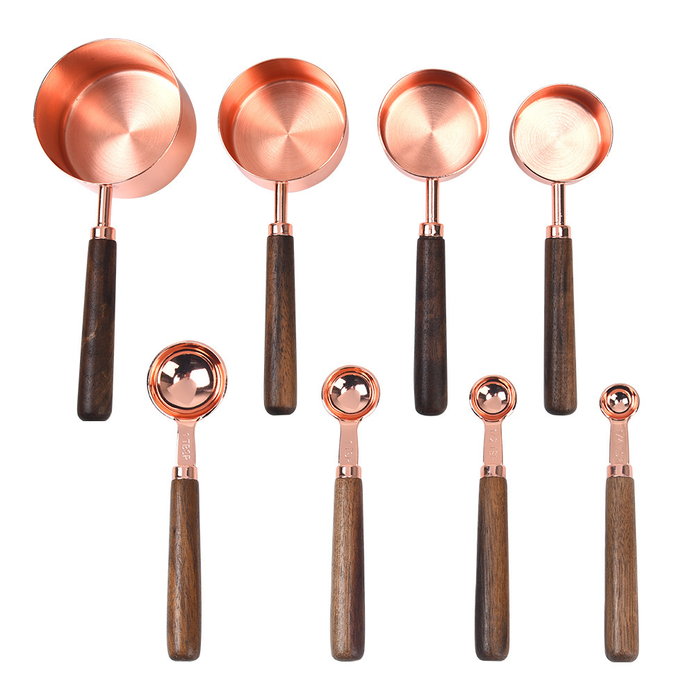 8pcs Stainless Steel Measuring Cups and Spoons Set... – Vicedeal