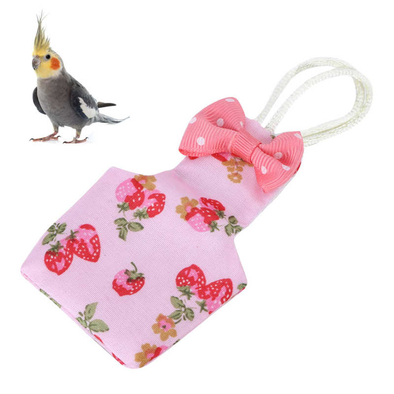 Combinaison de vol pour oiseaux, sous-vêtement imperméable avec nœud décoratif pour Cockatiel pour perroquet