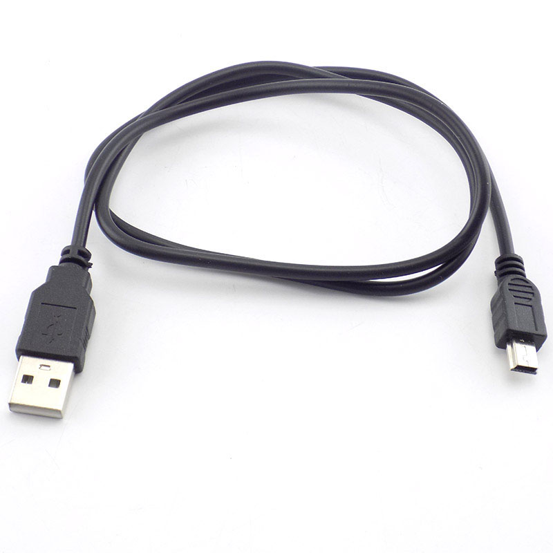 Mini USB 2.0 A mannelijk naar Mini 5-pins mannelijk B-connector Datasynchronisatie Oplaadkabel Snoeradapter verlenging Laadsnoer Lijndraden