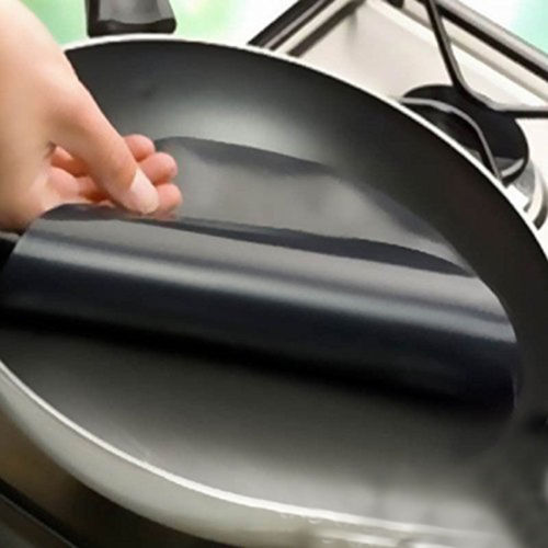 2Pcs BBQ Grill Mat Teflon Reusable Sheet Resistant Non-Stick Barbecue Bake Meat Tools