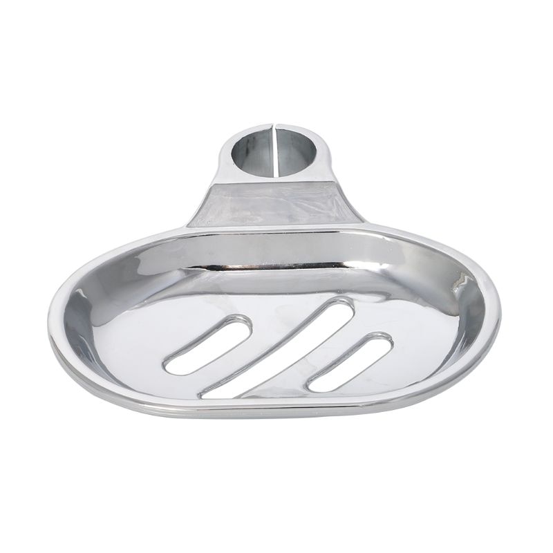 Stainless Steel Shower Head Holding Rod With Soap Box Adjustable Lifting Rods