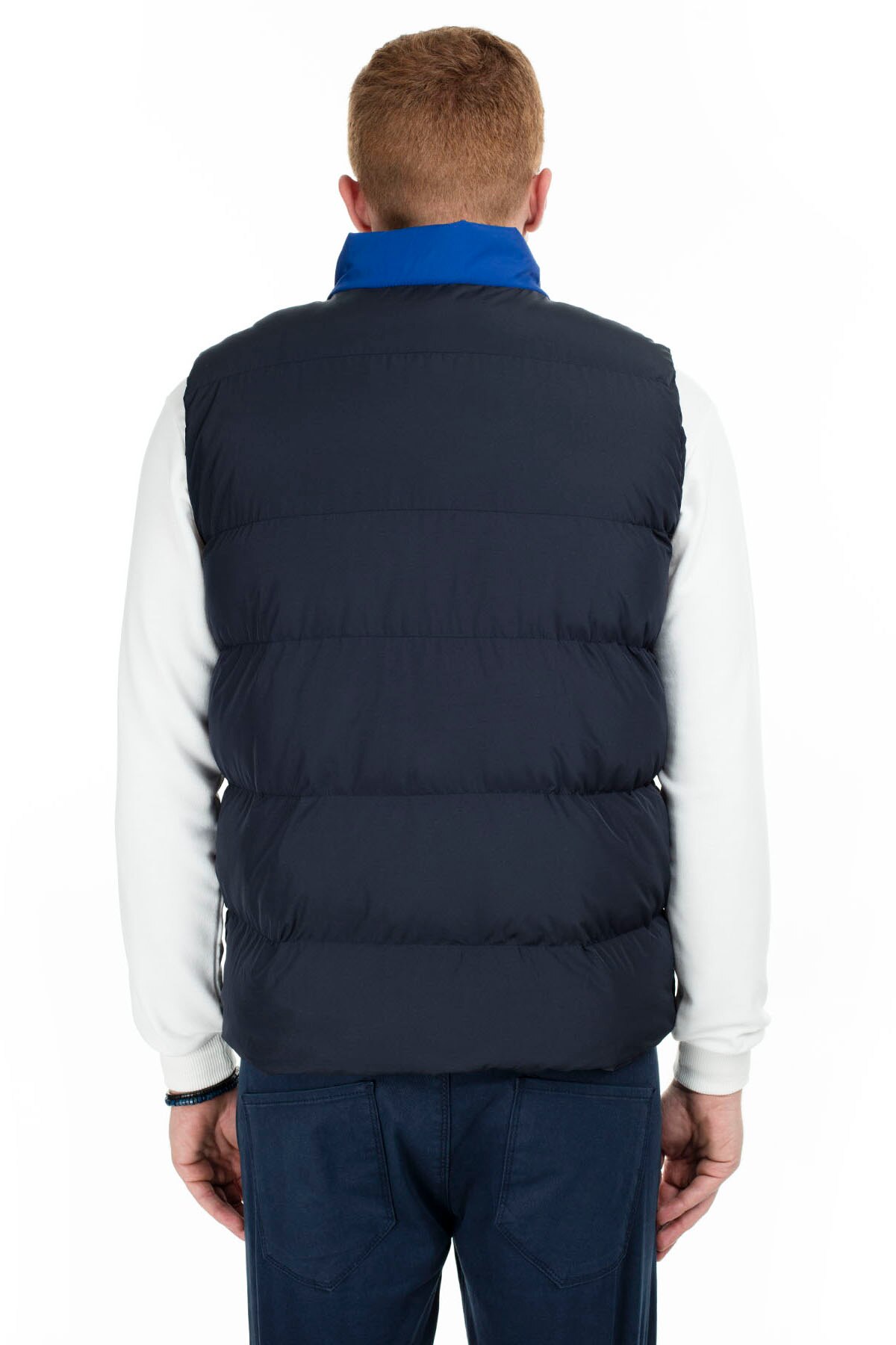 Buratti Rechtop Kraag Slim Fit Vest Mannen Vest 5622352 W0