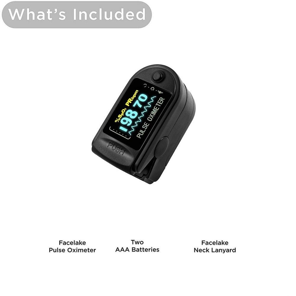 Vinger Oximeter Zuurstofverzadiging Monitor Blood Oxygen Monitor Finger Pulse Lage Accuspanning Hartslag