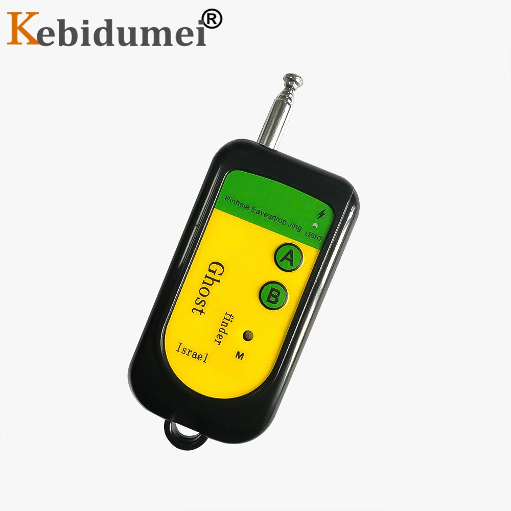 Kebidumei RF Wireless Signal Detector Tracker 100-2400 Mhz Frequency 12V Mini Camera Finder Sensor Alarm Device Radio Check