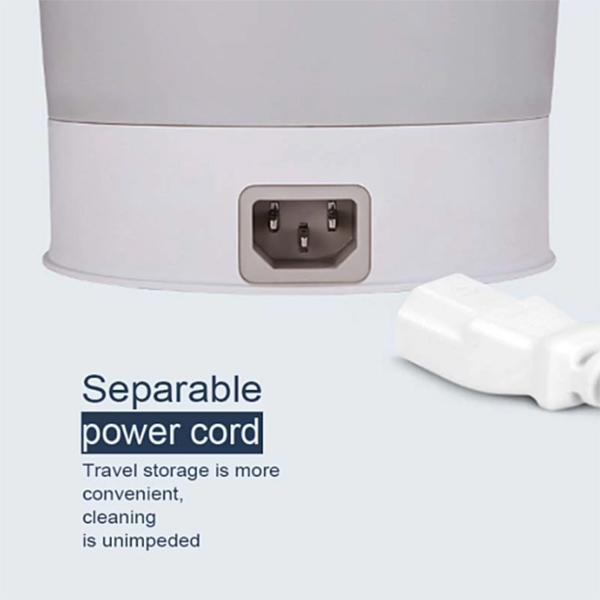 Plegable eléctrico portátil olla cocina vaporizador hervidor hervir doble voltaje para la cocina HFing
