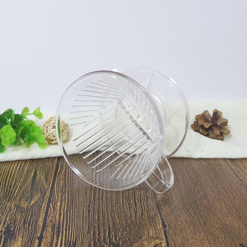 Hand Brewed Reusable Coffee Filter Cup Dripper Cone Shape Coffee Maker Practical Pour Over Serving Mug Cafe Filters
