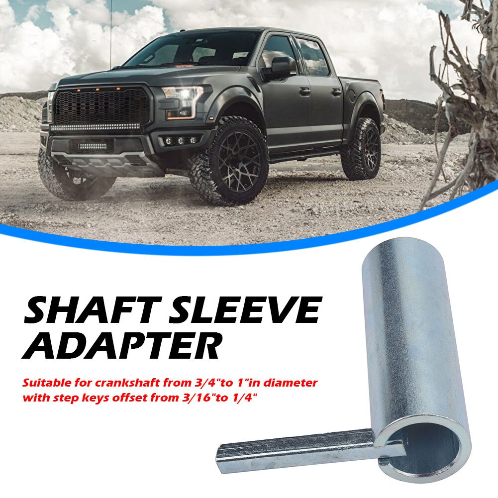 3/4 To 1 Inch Shaft Adapter Galvanized Pulley Bore Reducer Bushing+keystock