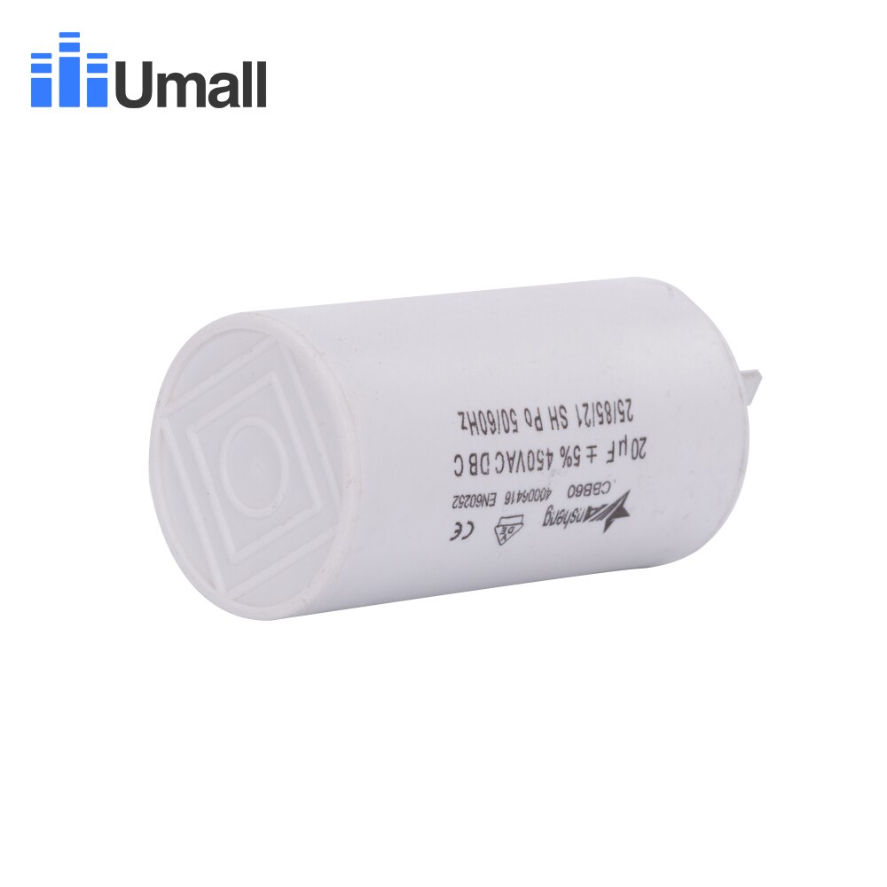 CBB60 450V 20uF robić biegania generator silnik kondensator cztery 4 szpilki robić pralki klimatyzatory pompa wody