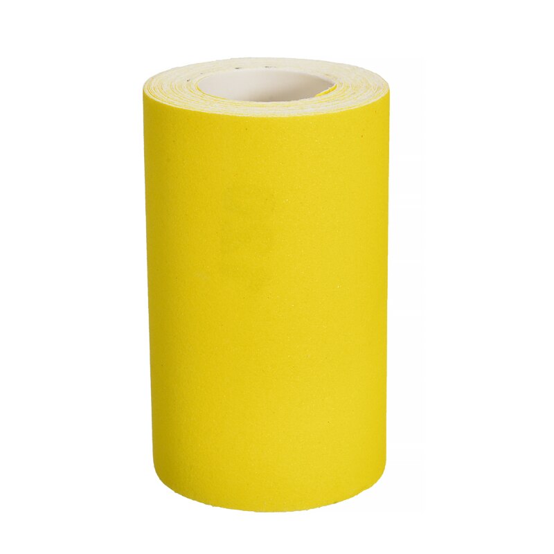 5M Grit 120 Fast Sandpaper Polishing 1pc Yellow Aluminium Oxide Sanding Paper Roll Woodwork Metalwork Hand Grinding Tool