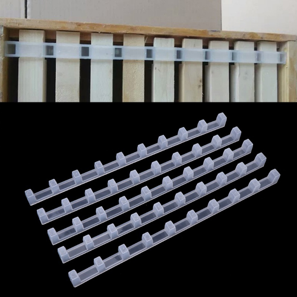 10-teiliger Wabenrahmen-Abstandstreifen, Bienenstock-Rahmen-Abstandshalter, ABS-Material, langlebig, wasserdicht, korrosionsbeständig, Kunststoff-Abstandshalter