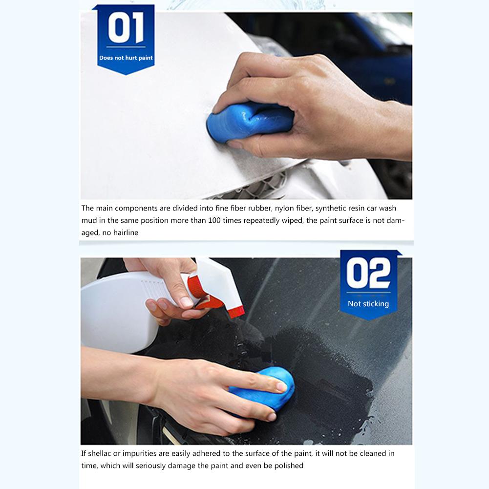 100g Clay Bar Car Wash Magic Clay Clean For Automotive Vehicle Detailing Truck Car Cleaning Tools Magic Mud Cleaner Car Detailin
