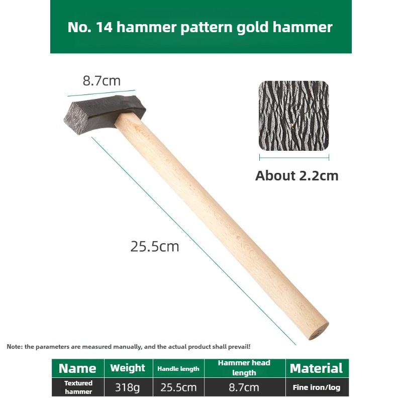 Herramienta de joyería, martillo de textura, martillo de textura dorado y plateado, herramientas de reparación de joyería, herramientas hechas a mano multifunción: royal blue