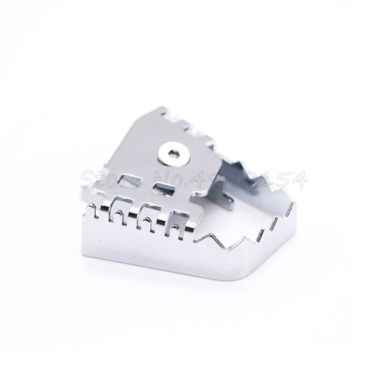 Achterste Voet Remhendel Peg Pad Extension Vergroten Extender Voor Bmw F800GS F700GS F650GS R1150GS R1200GS R 1150/1200 Gs: Silver