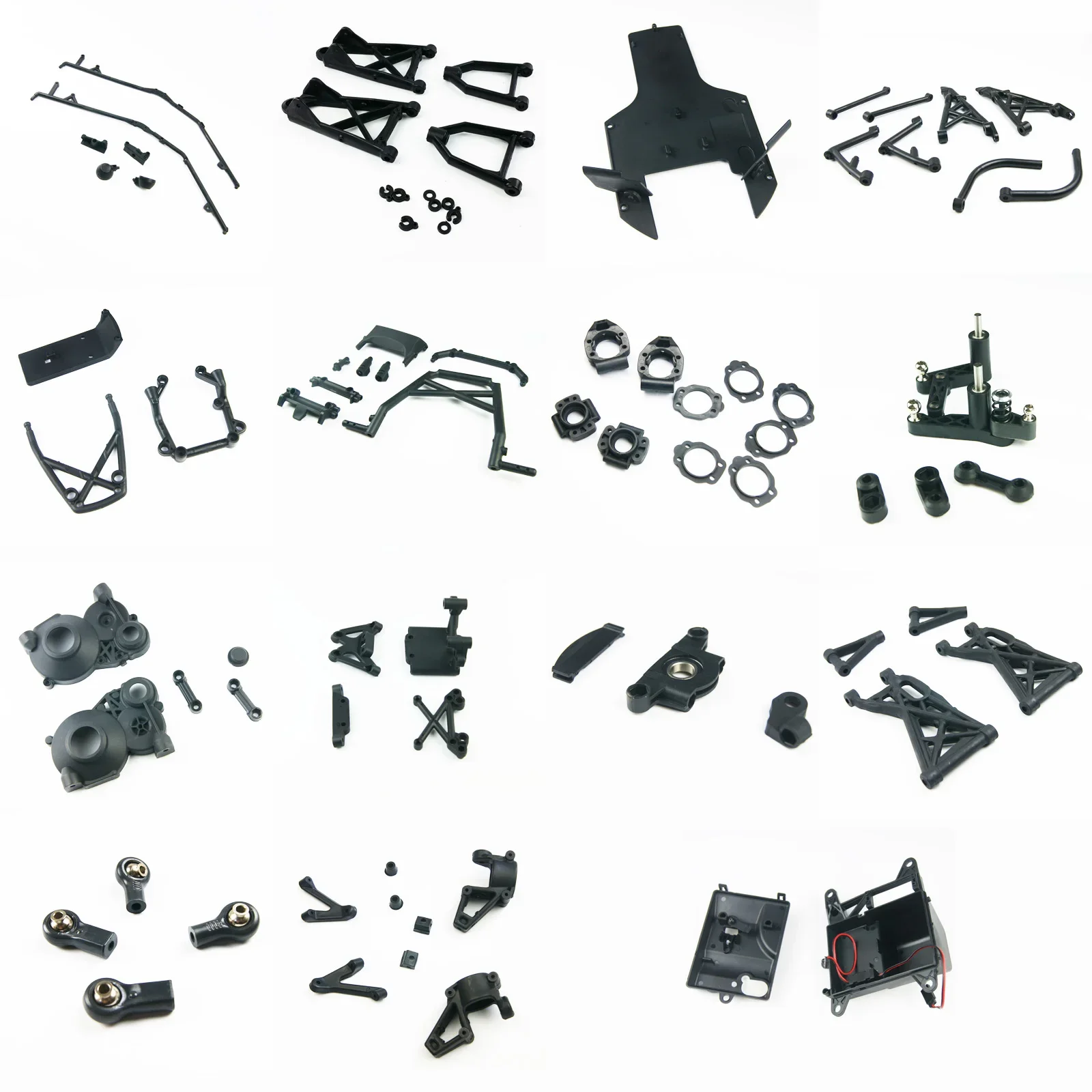 A Arm Radnabe Schott Stoßstange Unterfahrschutz Überrollkäfig Schockturm für Hpi Rovan KM Baja 5b 5t 5sc Buggy Truck