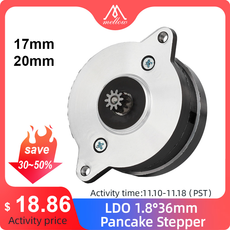 Moteur doux haute température LDO NEMA14 36mm LDO-36STH17-0354AHG/LDO-36STH20-1004AHG pour Mini extrudeuse Orbiter/Sherpa Voron 2.4