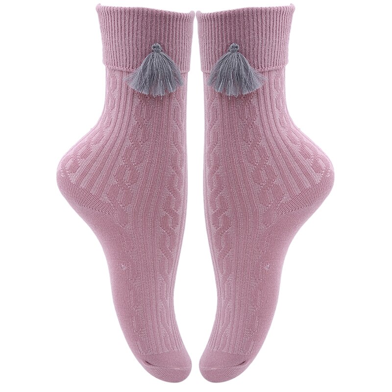 Baby Meisjes Sokken Kniehoog - Katoen Prinses Stijl - Casual Peuter Kousen: Roze