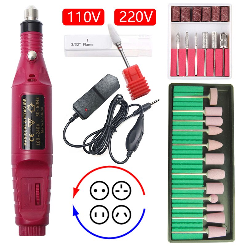 Machine Professionnelle à Limer Les Ongles électrique - Manucure/Pédicure - Set Complet - Neuf