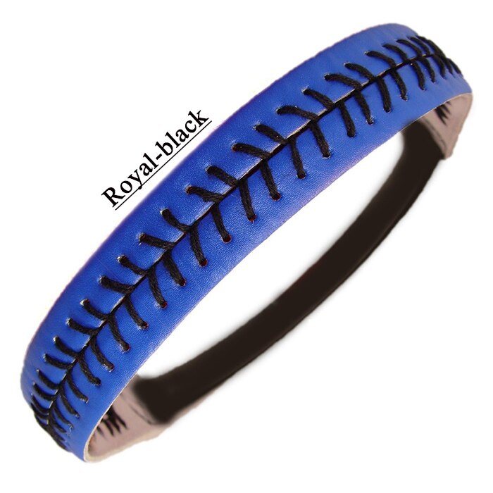 Diademas de softball-Costura de punto Fastpitch elástico deportivo y Diadema de de Judy: royal blue black