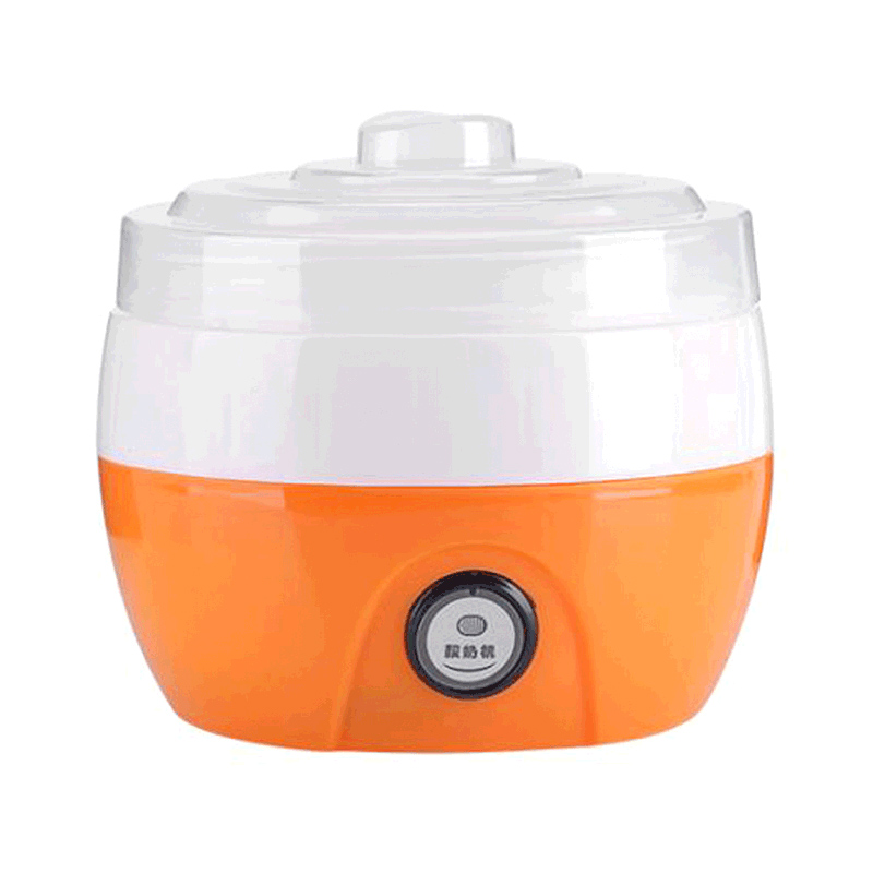 Mini yoghurt maker maskine yougurt natto ris plastmateriale simpelthen betjene yoghurt fremstiller maskine køkken apparater: Orange