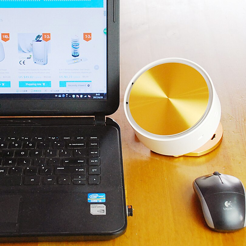 Portable Negative Ion HEPA Air Cleaning System Aroma Diffuser