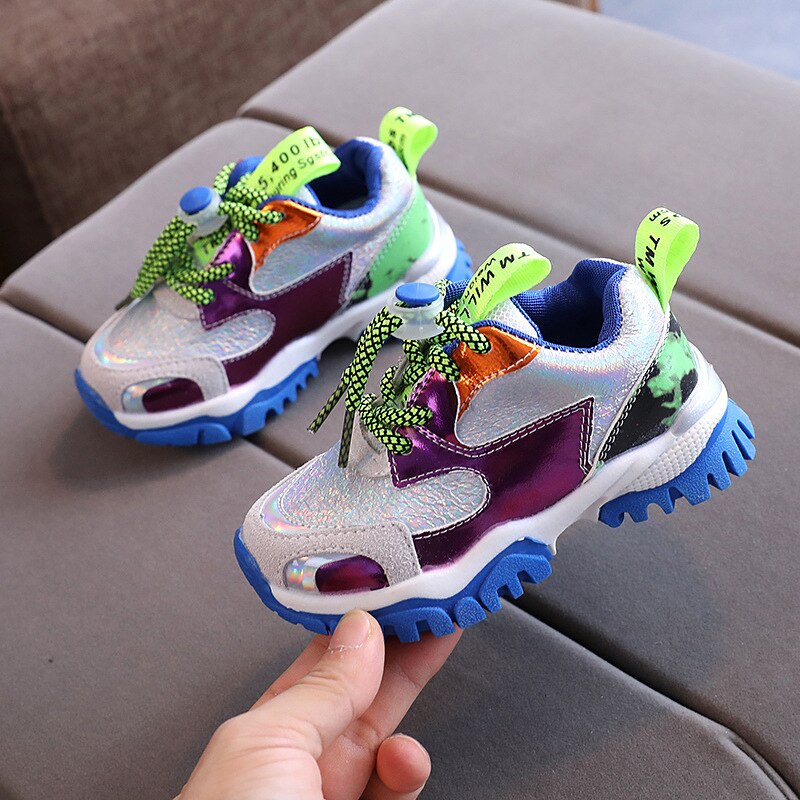 Herfst multicolor kindersneakers voor meisjes jongens kinderen casual sportschoenen outdoor sneakers merk maat 21-30
