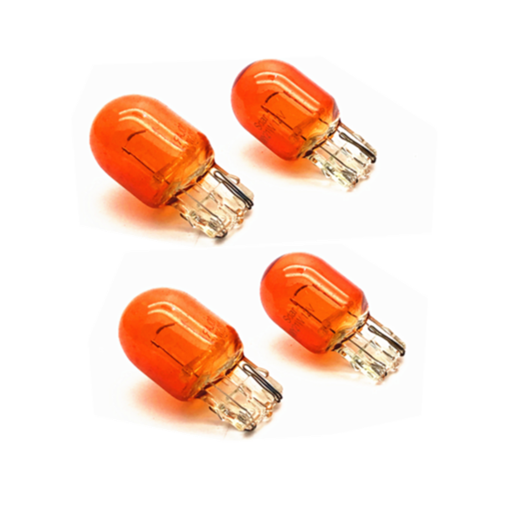 2x T20 7440 1881 582 W21W Bernstein Glas Auto Halogen Lampe 12V 21W brems lampen Rücklicht halt licht Hinten Blinker DRL Keil Basis