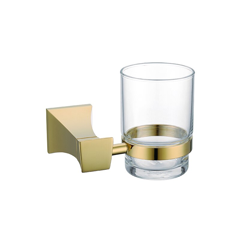 Gold Badezimmer Zubehör einstellen Wc Pinsel Halfter Papier Halfter Zauberstab Montiert Handtuch Riegel Gestell Seife Tasse Halfter Schlecht Hardware-: Zahnbürste Halter