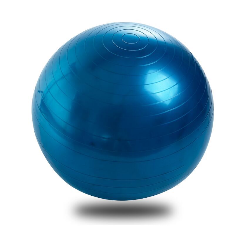 Treningsball anti-burst yoga ball balanseball for pilates yoga stabilitetstrening og fysioterapi 45cm størrelse treningsballer: Blå